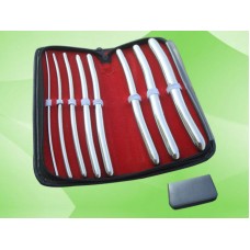 HEGAR DILATOR SET Uterine Urethral Diagnostic Surgical Sounds 8PCS + CASE Ce